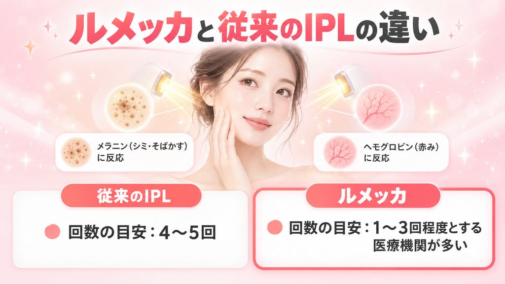 ルメッカ（Lumecca）とは？従来のIPLとの違い画像