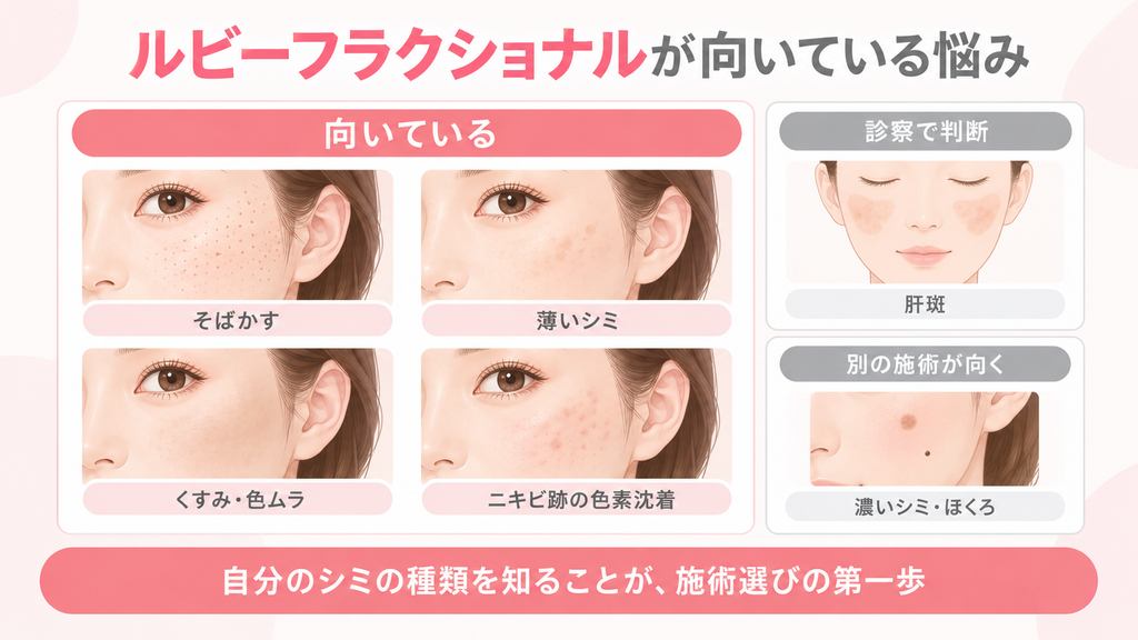 ルビーフラクショナルの効果｜1回でどこまで変わる？画像